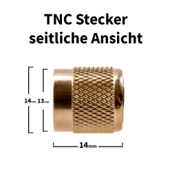 TNC Stecker - Krimpstecker