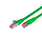 CAT.6 Ethernet Kabel, STP, 2 x RJ45, LSOH, 5m, grün