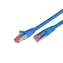 CAT.6 Ethernet Patchkabel, STP, 30 Meter, blau